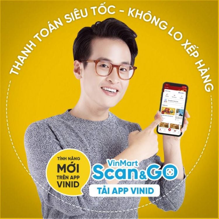 Sử dụng Scan&Go quét mã vạch qua VinID 1