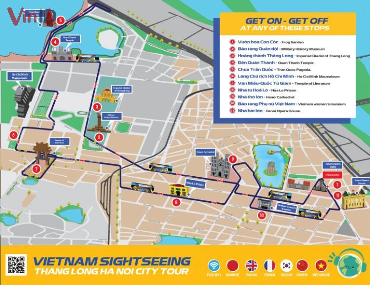 Tuyến xe Hà Nội - Thăng Long City tour