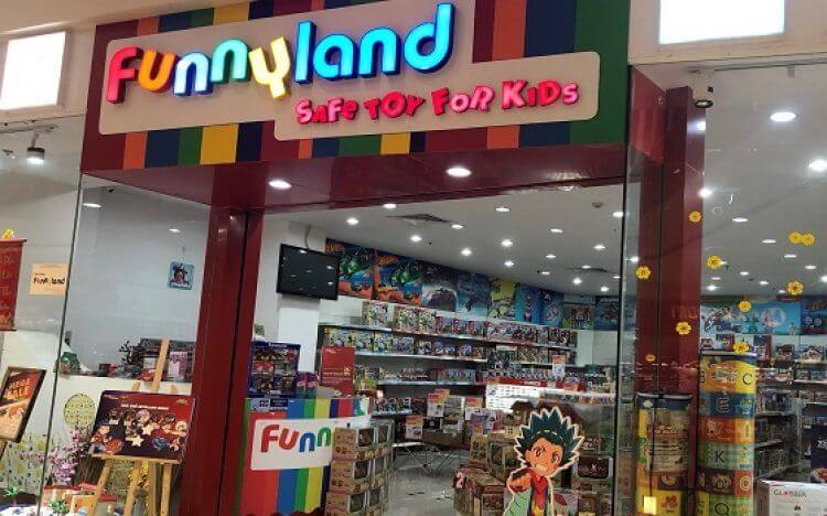 Funny Land luôn nằm trong Top 10 shop đồ chơi trẻ em được tin dùng nhất tại Hà Nội 
