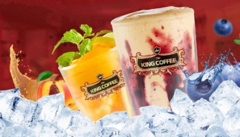 Quán cà phê "vua" King Coffee mua 1 tặng 1 với VinID Voucher