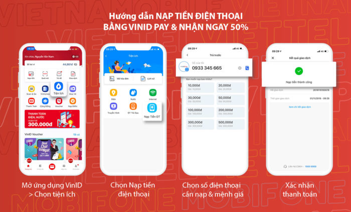 Hướng dẫn cách nạp tiền VinID PAY - Thông tin các ngân …