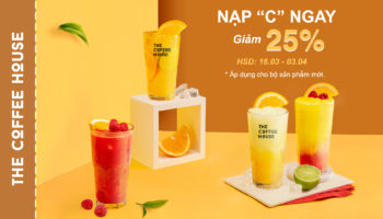 The Coffee House giảm ngay 25% cho khách hàng VinID