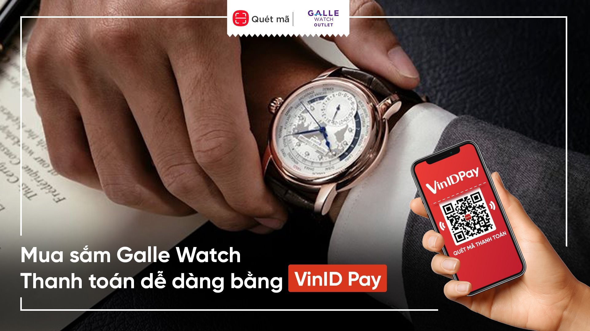 SẠC PIN DỰ PHÒNG IN LOGO GALLE WATCH. | Quà Tặng VIP