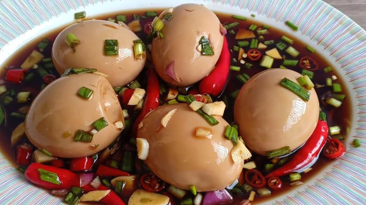 Cách làm trứng cút ngâm tương Hàn Quốc thơm ngon đơn giản