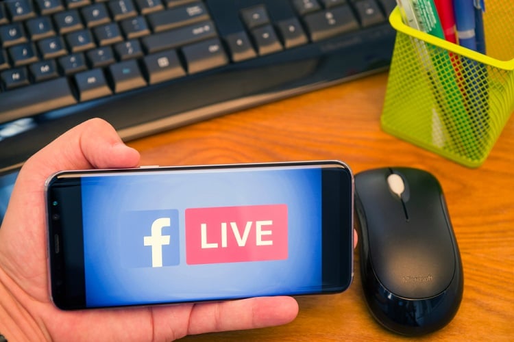 Facebook live là ứng dụng live stream trên điện thoại phổ biến nhất