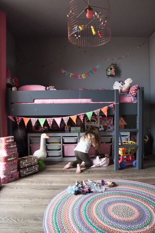 Phòng ngủ đầy màu sắc cho bé