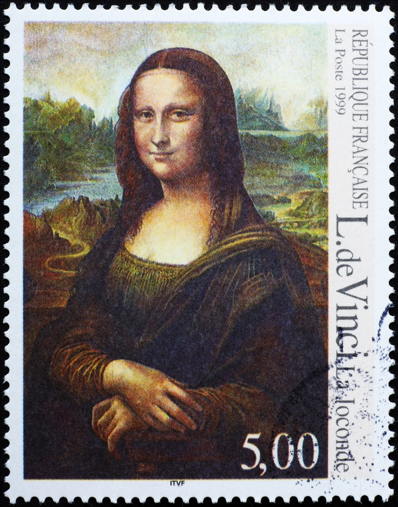 Tranh Mona Lisa được in trên nhiều ấn phẩm