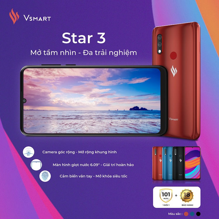 Điện thoại Vsmart Star 3