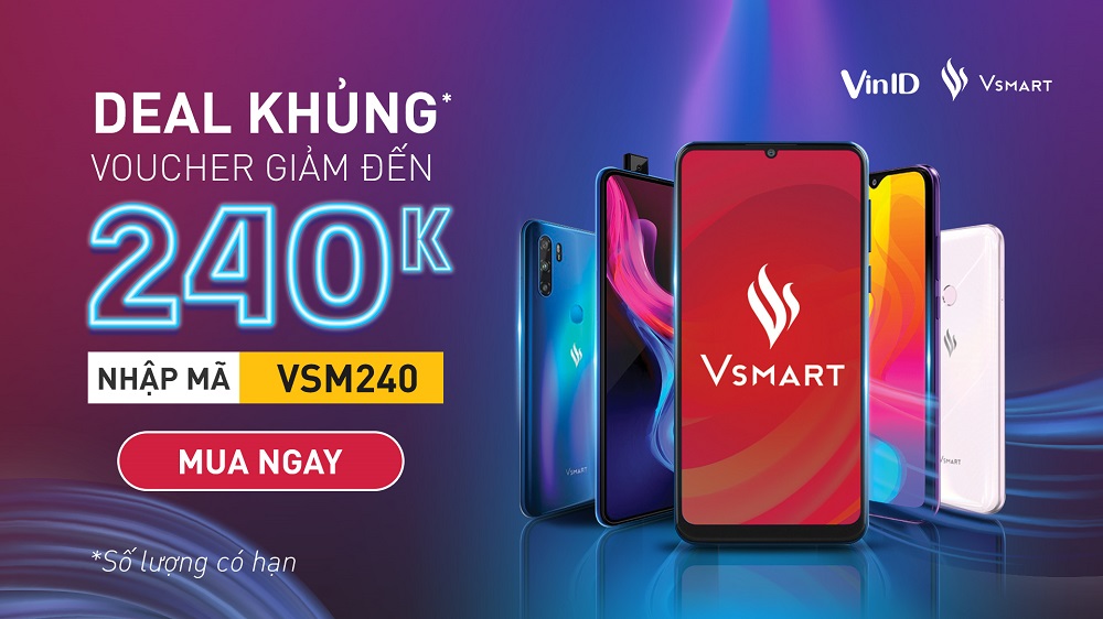 mua điện thoại vsmart trên app VinID