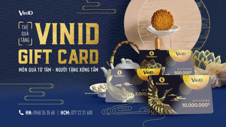 Thẻ quà tặng VinID Gift Card phiên bản đặc biệt mùa Trung thu