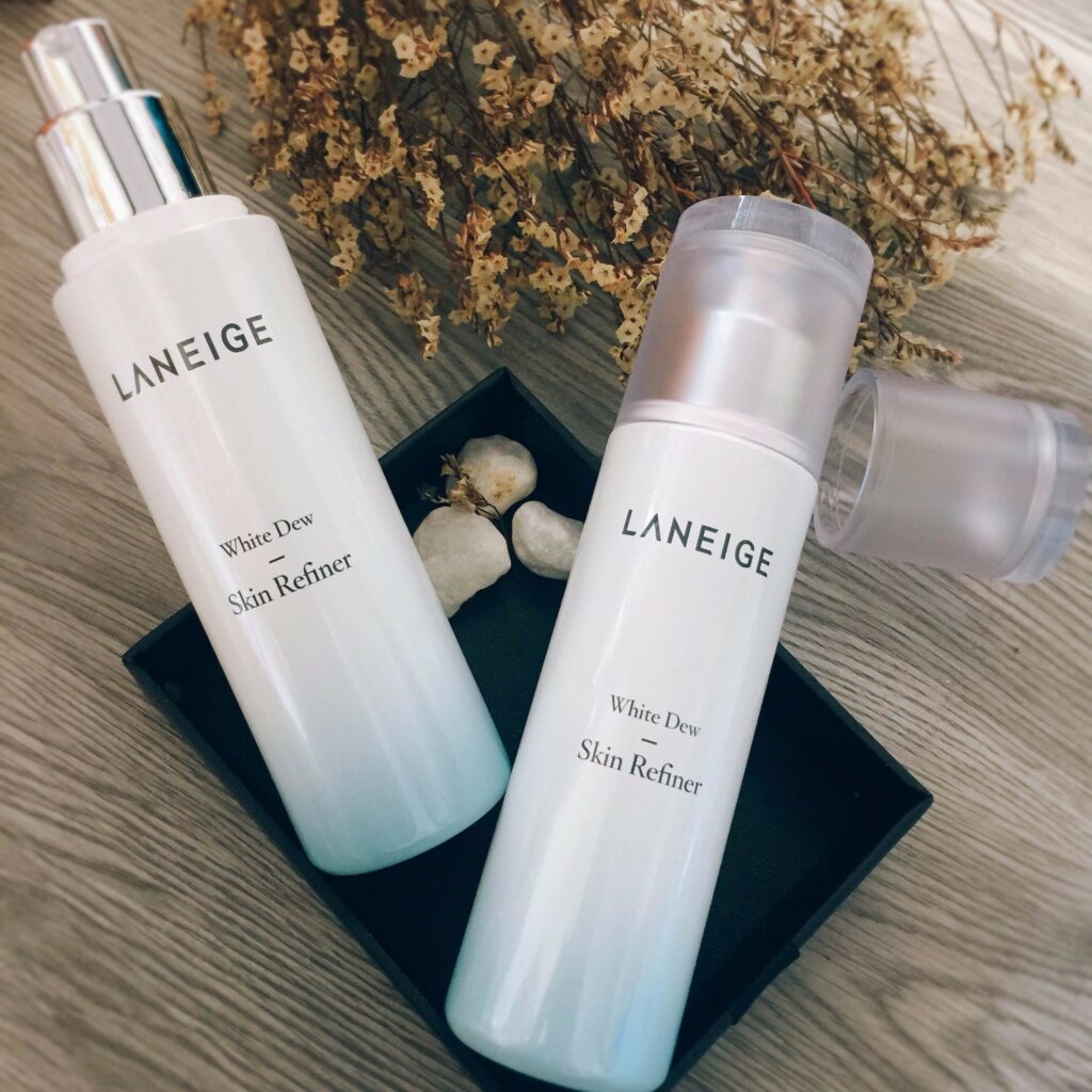 Review nước hoa hồng Laneige White Dew Skin Refiner