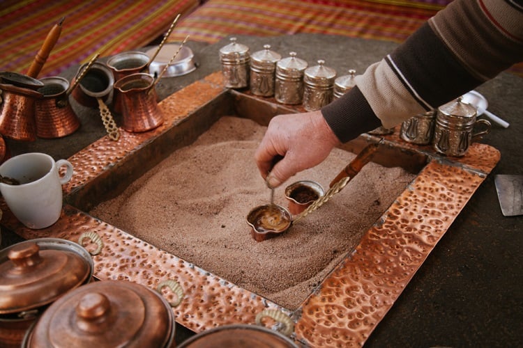 Cách pha cà phê cát thổ nhĩ kỳ