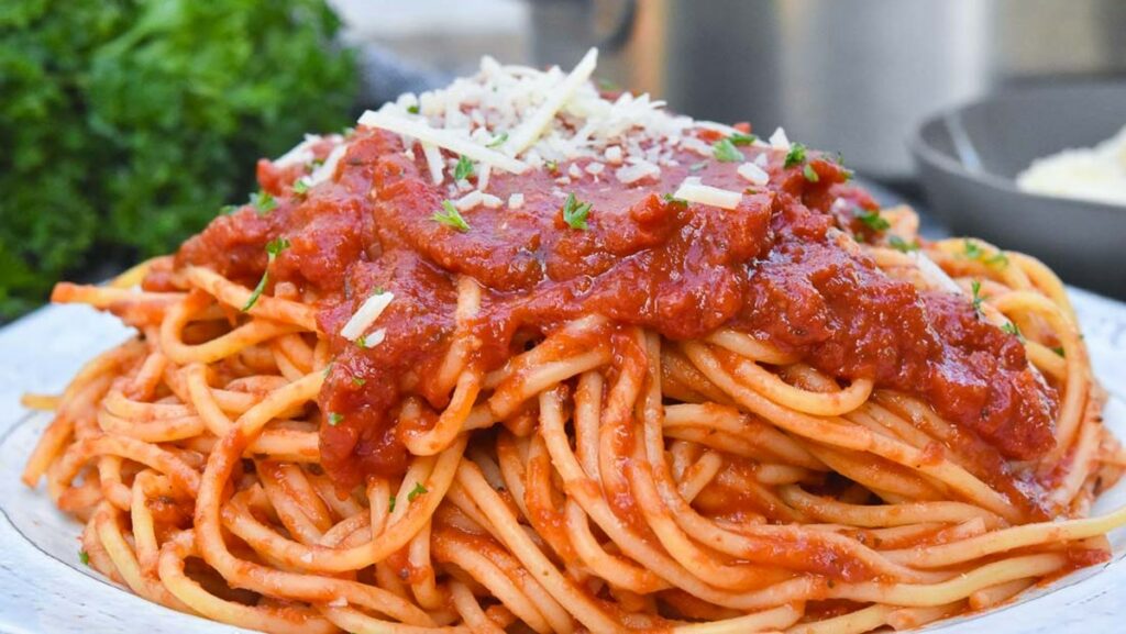 cách làm spaghetti bò
