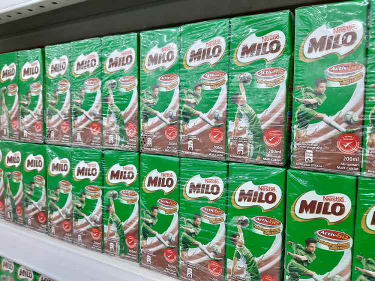1 hộp sữa Milo bao nhiêu calo?