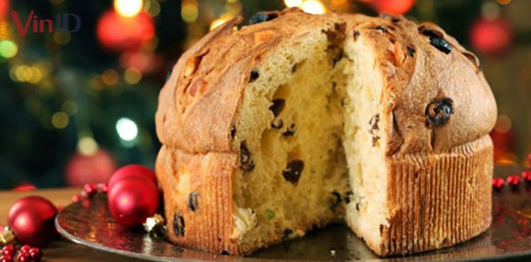 Bánh mì ngọt trái cây Panettone