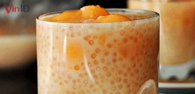 Chè dưa lưới bột báng