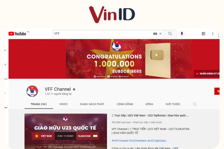 Xem trực tiếp vòng loại World Cup 2022 trên Youtube