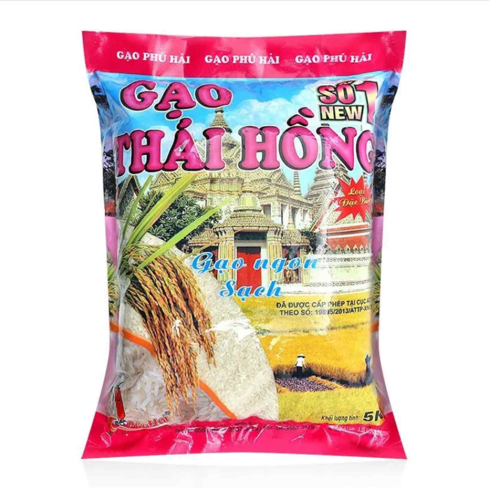 Đánh giá gạo Thái Hồng Phú Hải túi 5kg