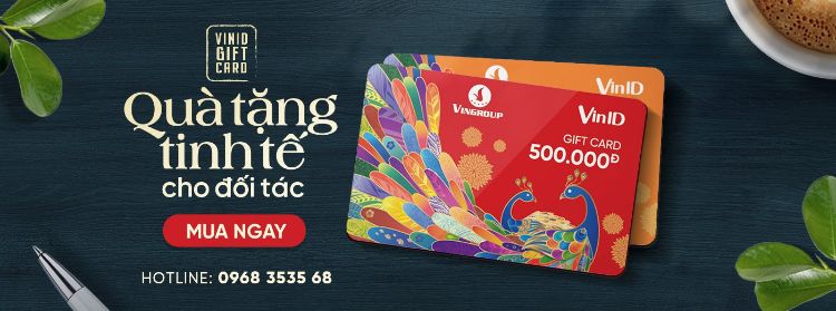 Thẻ Gift Card của VinID