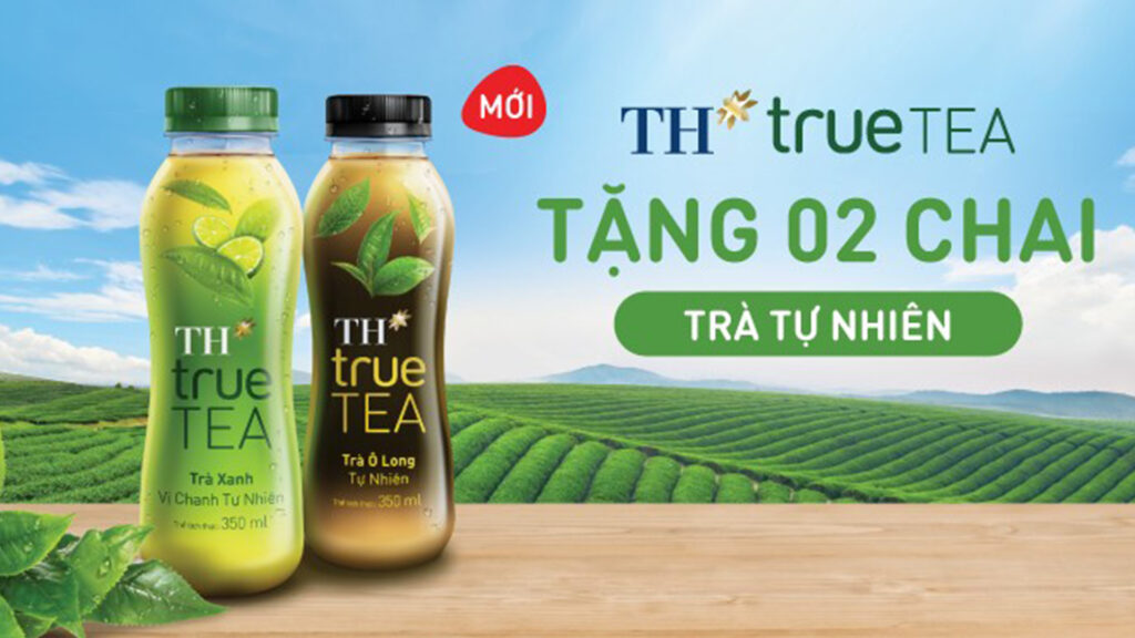 [Hà Nội] Tặng 2 chai trà tự nhiên TH true TEA