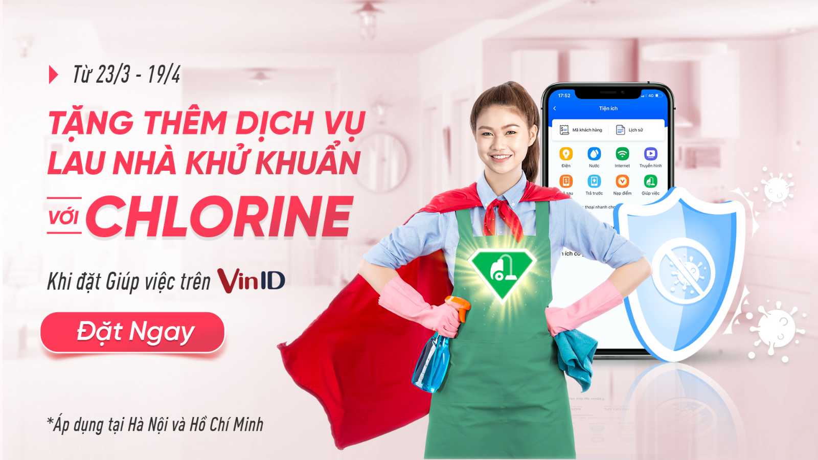 Giúp việc Clorine