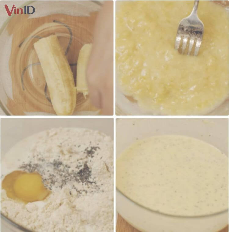 cách làm bánh pancake không cần bột nở