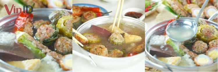 Nấu canh khổ qua cà ớt