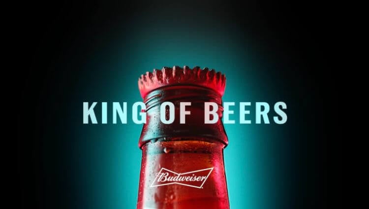 Slogan “King of Beers” của hãng bia Budweiser
