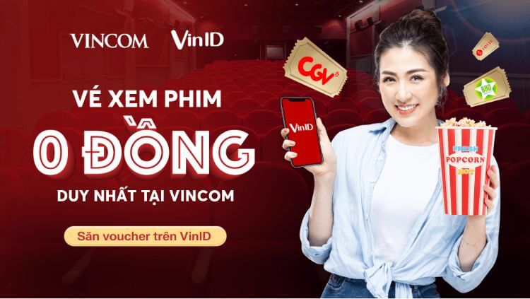 Săn voucher xem phim bằng app VinID