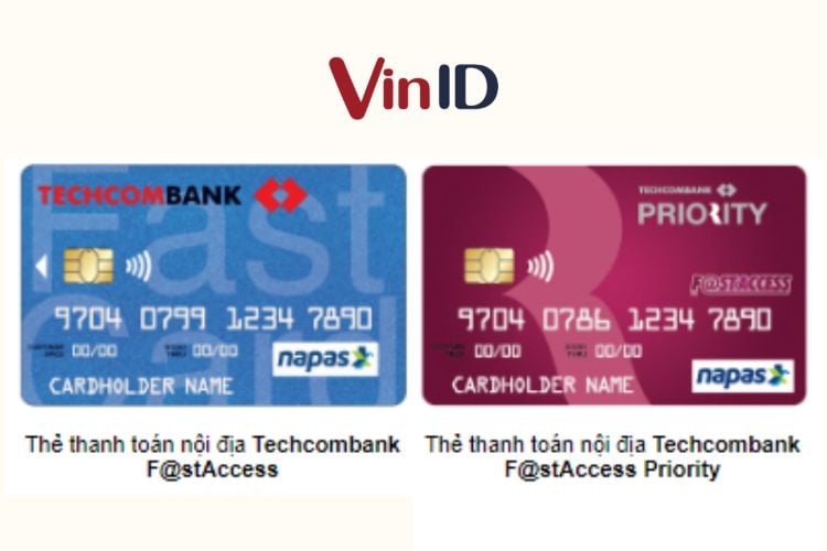 Thẻ Techcombank Napas được thiết kế đẹp mắt, ấn tượng