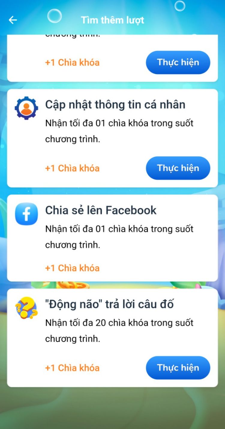 Chọn nhiệm vụ “Động não” trả lời câu đố