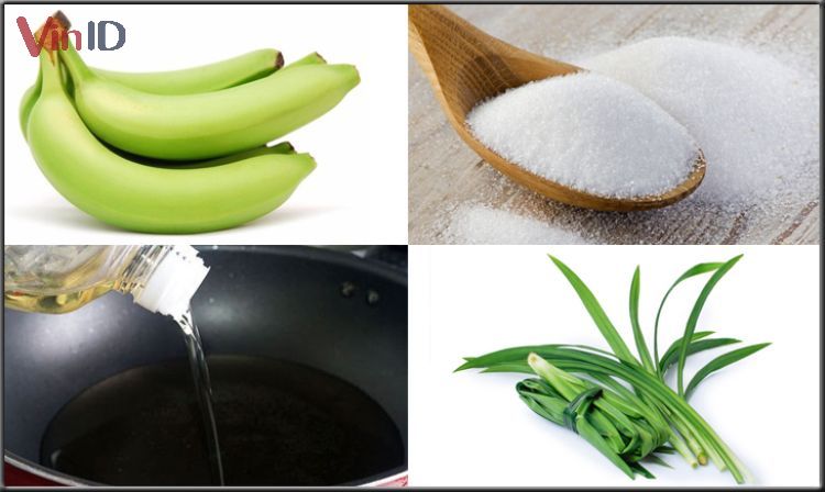 Nguyên liệu chủ yếu chế biến đổi chuối thô ngào đường