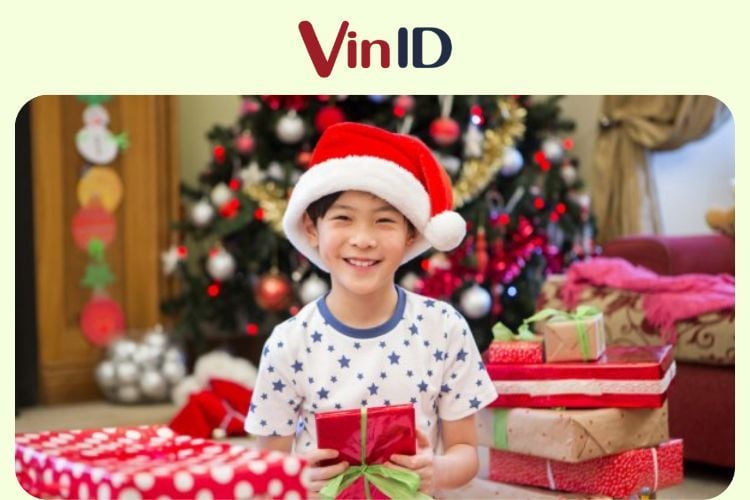 Tặng quà Noel cho bé trai