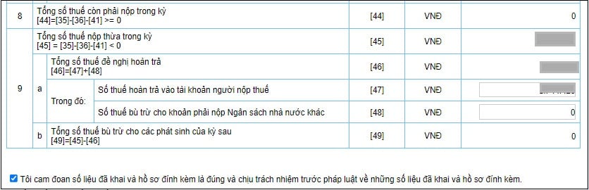 Điền con số vào ô trắng