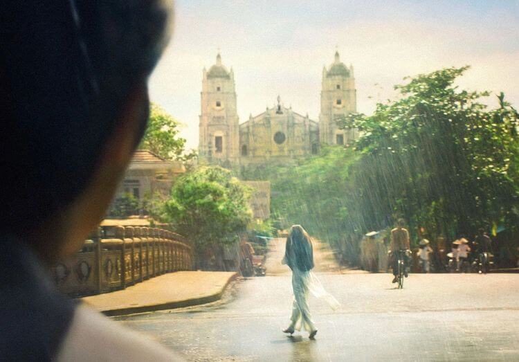 Hình ảnh tái hiện nhà thờ Phủ Cam qua bộ phim “Em và Trịnh”