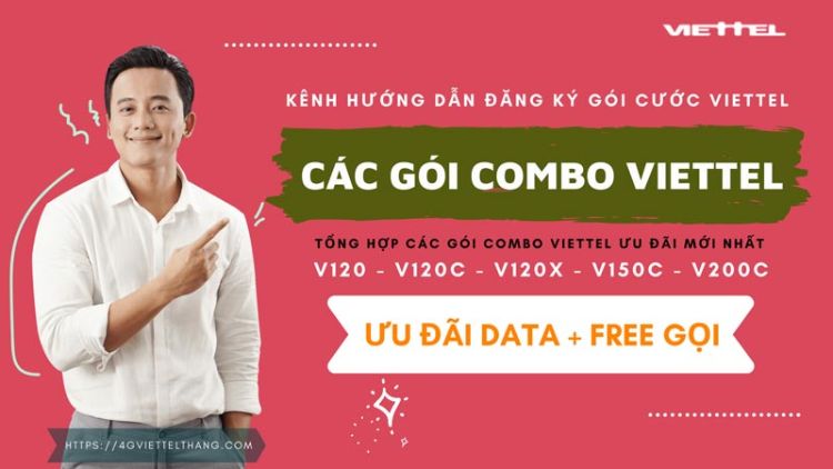 Các gói Combo Data + Thoại của Viettel