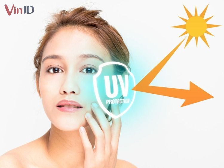 Da mặt được bảo vệ khỏi tia UV