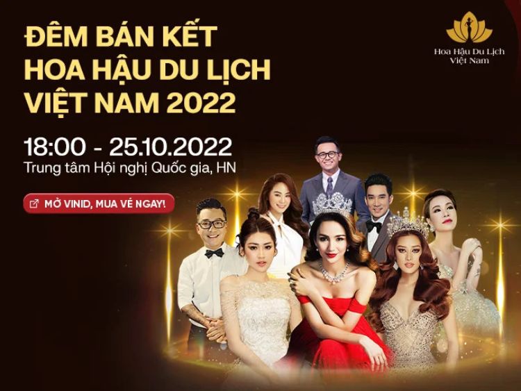 Vé bán kết Hoa hậu Du lịch Việt Nam