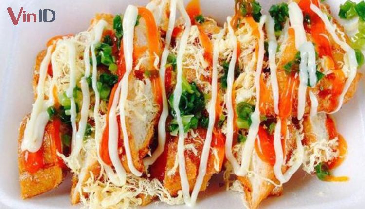 Bánh mì nướng muối ớt sốt phô mai