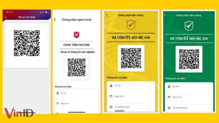 Sổ sức khỏe điện tử cung cấp cả tình trang tiêm vắc xin