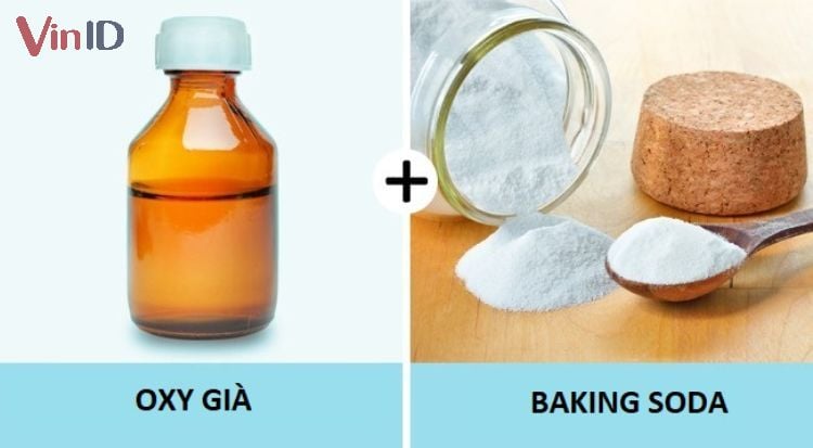 Baking soda và oxy già 