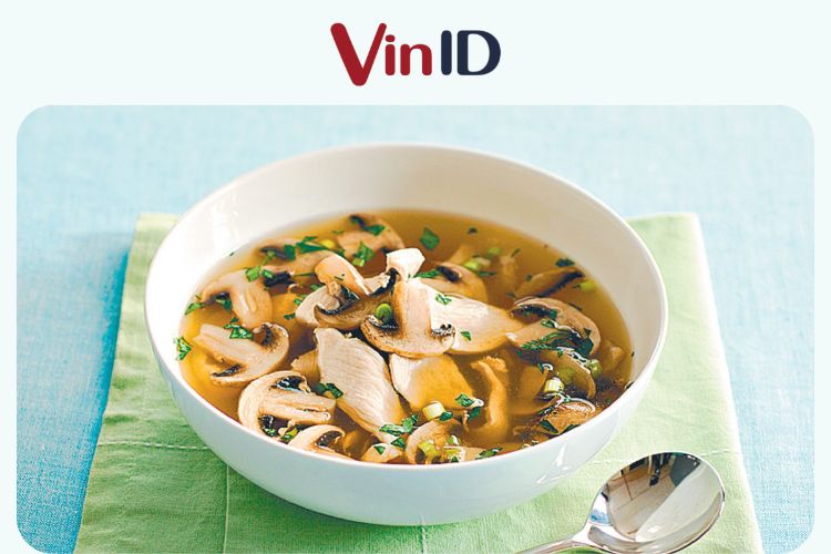 Nấu canh gà nấm dung dịch bắc