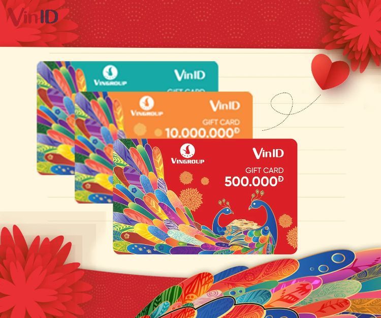 Thẻ Gift Card của VinID 