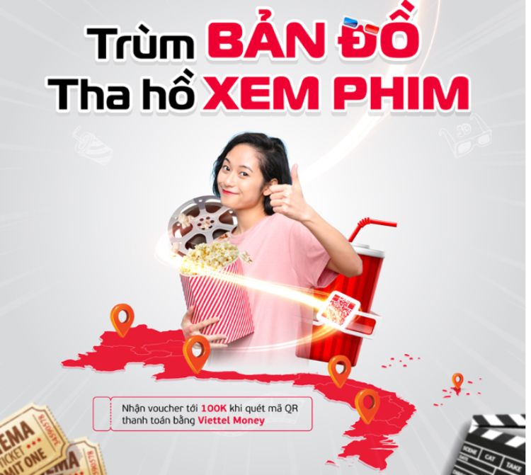 Thanh toán qua app Viettel Money nhận ngay voucher giảm giá vé lên đến 100K