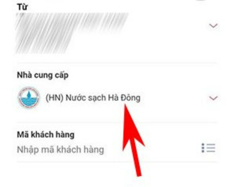 Chọn công ty/xí nghiệp cung cấp nước sạch 