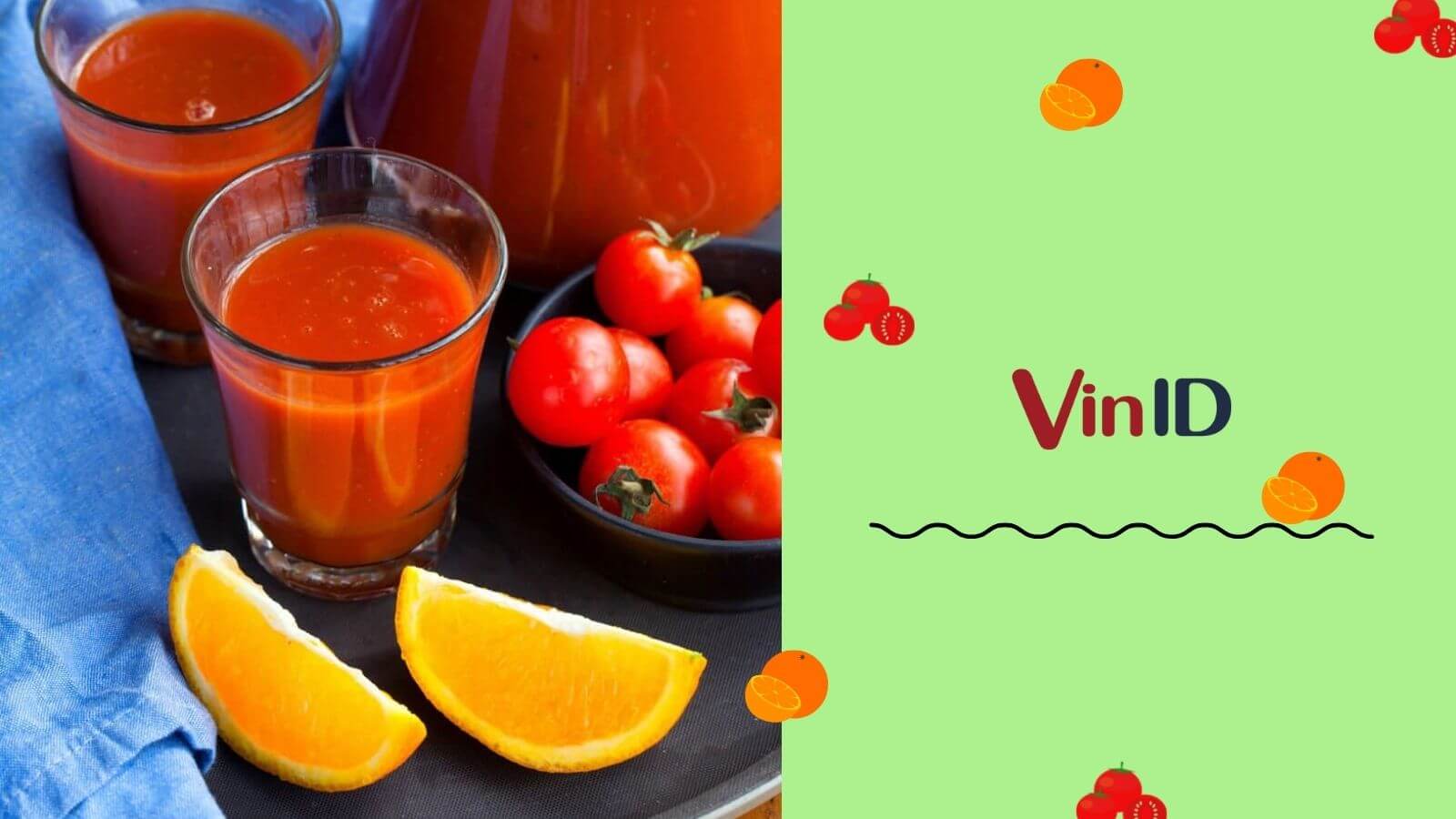 Bật mí công dụng & 3 cách làm nước ép cam cà chua tăng đề kháng, da trắng sáng