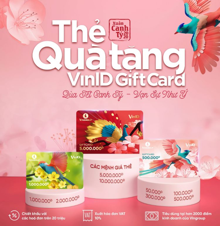 Thẻ quà tặng VinId gift card