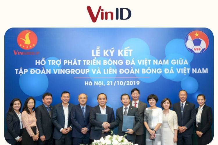 Lễ ký kết giữa VFF và Vin Group