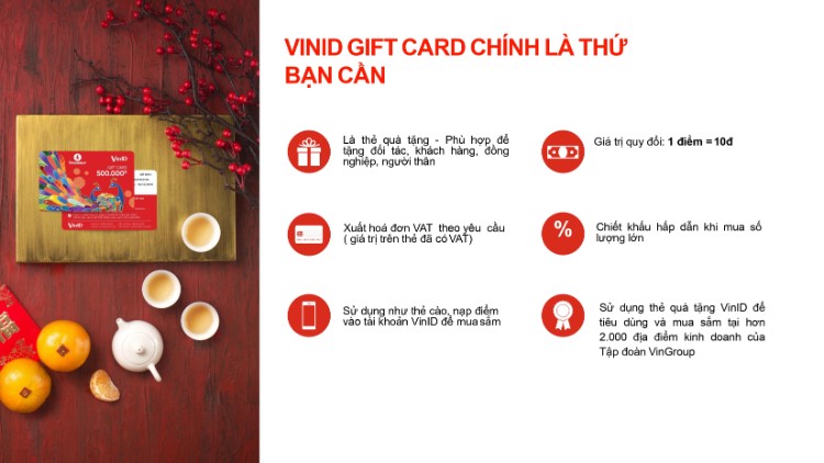 Thẻ quà tặng VinID Gift Card