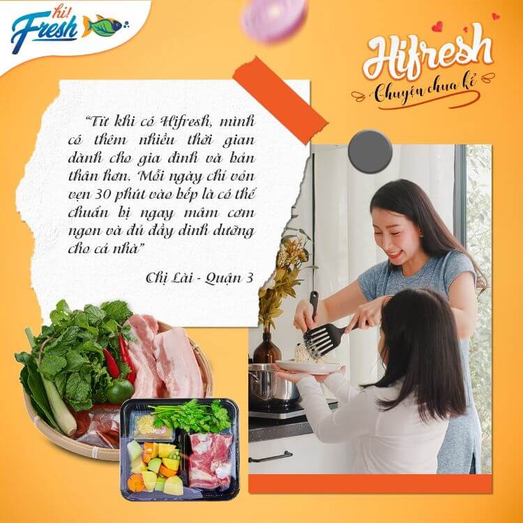 Hi fresh - Đồ ăn sơ chế sẵn giao tận nhà